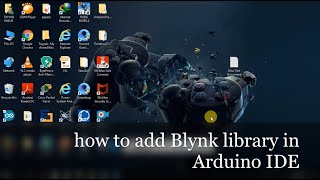 how to add blynk library in arduino [upl. by Jeanine537]