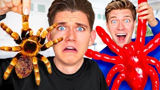 Eating GUMMY FOOD vs REAL FOOD Challenge SHOCKING Worlds Most Dangerous Spiciest vs Sour Foods [upl. by Enytsirhc453]