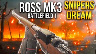 ROSS MK3 SNIPER DREAM Battlefield 1 Reupload [upl. by Maddy]