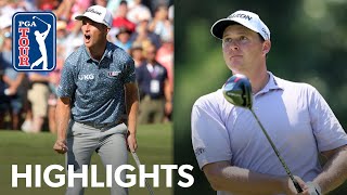 Every shot from WILD playoff  Will Zalatoris wins FedEx St Jude Championship  2022 [upl. by Name]