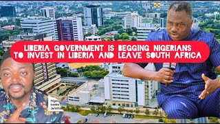 Liberian President Begs Nigerians to Leave South Africa and Invest in Liberia [upl. by Porush]