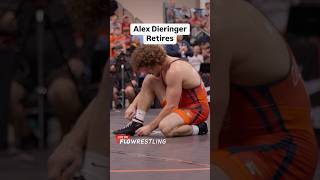 Alex Dieringer leaves his shoes on the mat signifying his retirement from competition [upl. by Asiat]