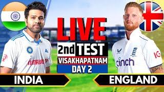 India vs England 2nd Test  India vs England Live  IND vs ENG Live Score amp Commentary Session 3 [upl. by Renick]