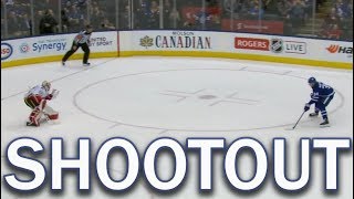 Full Shootout  Calgary Flames vs Toronto Maple Leafs  12062017 [upl. by Decca987]