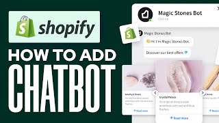 How to Add a Chatbot to Your Shopify Store 2024 Tidio Full Tutorial [upl. by Nallak]