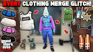 Every Working Clothing Merge Glitch In GTA 5 Online [upl. by Easlehc]