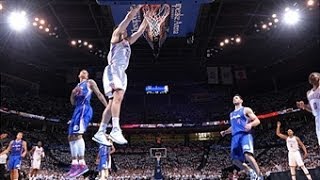 Steven Adams Dunks on One End and Swats on the Other [upl. by Talich]