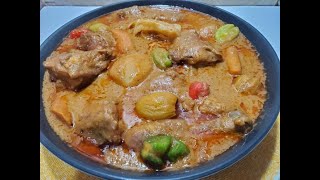 Sauce arachide au poulet et aux légumes  Mafé [upl. by Niwroc]