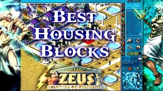 Poseidon Master of Atlantis amp Zeus  Perfect Housing Blocks  Save files [upl. by Ezra]