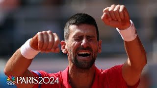 Tennis Breakdown Novak Djokovic wins gold Italy makes history  Paris Olympics  NBC Sports [upl. by Ocnarf341]