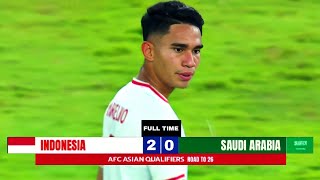 FULL HIGHLIGHT INDONESIA VS SAUDI ARABIA  WORLD CUP QUALIFIERS ROUND 3  Fans Camera [upl. by Ekle]