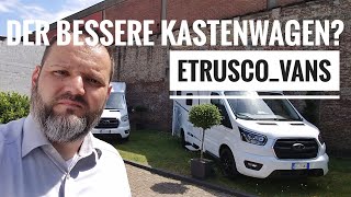 2 kompakte Vans ETRUSCO V 59DF und V 66SF  die Alternative zum Kastenwagen [upl. by Kettie]