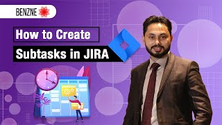 How to create subtasks in JIRA  Scrum project JIRA Series Tutorial  Benzne [upl. by Anotal278]