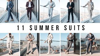 11 Types of Summer Suits  Mens Fashion Suit Guide  Levitate Style [upl. by Asenab]