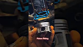 apache piston ring fitting mechanic duke youtubeshorts [upl. by Barbra313]