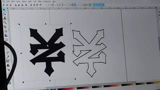 getting pictures from inkscape to artcut 2009 to cut on a vinyl cutter plotter [upl. by Hanna]