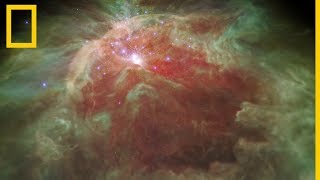 Sobrevuela la nebulosa de Orión en 3D  National Geographic en Español [upl. by Tselec]