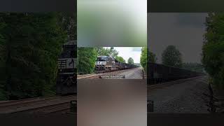 NS Norfolk Southern 4719 AC44C6M GE Loco Coal Train Sandusky District Bellevue OH 2024 Video [upl. by Meisel]