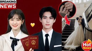 Dylan Wang and Shen Yue Officially Married – Wedding Photos Released😍 [upl. by Aleedis]