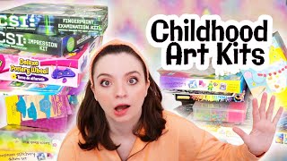 Finishing EVERY Childhood Art Kit [upl. by Llerrej]