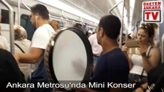 Ankara Metrosunda Muhteşem Canlı Konser [upl. by Grishilda]