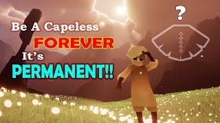 Tutorial How To Be A Capeless Permanently  Sky Children of The Light  SKY COTL [upl. by Butterfield793]