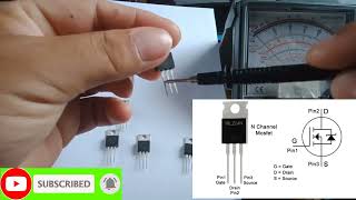 MOSFET Testing Using Analog Tester How a MOSFET works Tagalog Tutorial [upl. by Akeenahs]