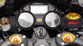 Kawasaki ZX14R Ninja 200HP  Woolich quickshifter then heavy breaking 280kmph in 15Secs [upl. by Hope947]