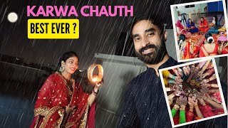 Badal Baarish aur Karwa Chauth  Kya Hoga  Garima Ravi Vlogs [upl. by Ariayek107]