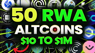 🔥THESE 50 RWA Altcoin Will Be Bigger Than BITCOIN In 2024 Better than AI amp DePIN Crypto [upl. by Priebe]