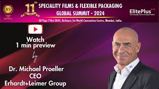 Watch 1 minute Video trailer of Dr Michael Proeller CEO ErhardtLeimer Group [upl. by Ellerehs]