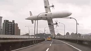 Animation vs Real Life  TransAsia Flight 235 planecrash [upl. by Toback]