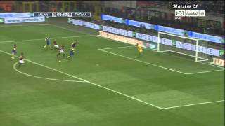 Cassano vs Parma  12022011 [upl. by Jervis]