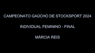 Final Individual Feminina Campeonato Gaúcho de Stocksport 2024  Márcia Reis [upl. by Aicilas]