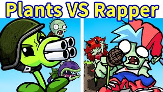 Friday Night Funkin Plants VS Rappers FULL WEEK ALPHA  Cutscene FNF ModHARD PVZ Mod [upl. by Aisemaj]