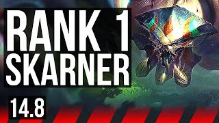 SKARNER vs ORNN TOP  Rank 1 Skarner 818  JP Challenger  148 [upl. by Rosanna]