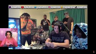 Saleenerz Reacts to Adin Ross amp Tory Lanez Freestyle on Stream [upl. by Sauder244]