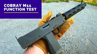 Cobray M11 Function Test [upl. by Gniw]