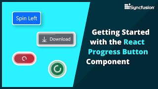 Getting Started with the React Progress Button Component [upl. by Lehpar]