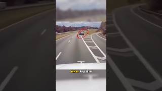 Driver Pulls in front of Truck dashcam truck viralshort [upl. by Isiah]