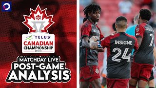 POSTGAME ANALYSIS Toronto FC vs CS SaintLaurent  2024 TELUS CanChamp [upl. by Knipe]