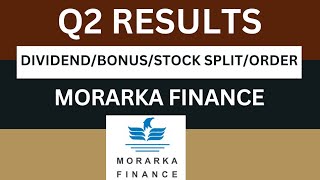 Morarka finance Q2 Results 2024  morarka finance Results Today  morarka finance Share Latest News [upl. by Mikahs692]