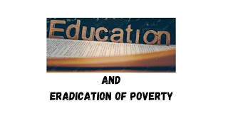 Education and Eradication of poverty Learning English Word [upl. by Colier]