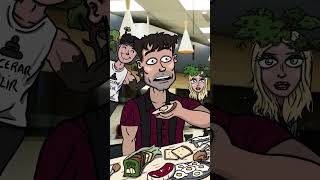 Quere mete Ribete🤣 granhermano animación [upl. by Annayoj685]