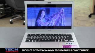 Sony Vaio 133 Inch T Series Ultrabook Video Review HD [upl. by Aindrea]