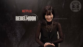 Rebel Moon Doona Bae Interview [upl. by Nesnah]