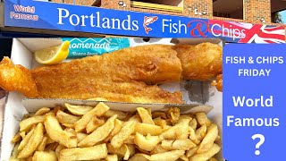 Fish and Chips Friday World Famous Portlands Fish and Chips [upl. by Howlan]