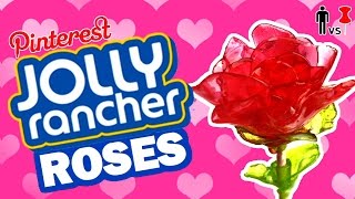 DIY Jolly Rancher Roses  Pinterest Test  Man Vs Pin 81 [upl. by Rekoob]