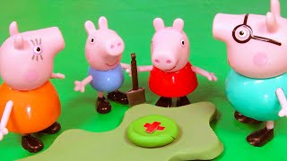 Peppa Pig Finds Pirate Treasure Toy Videos For Toddlers and Kids [upl. by Oirelav271]