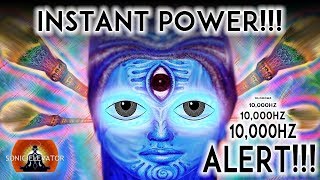 10000 Hz  INSTANT THIRD EYE STIMULATION WARNING 100 MOST POWERFUL THIRD EYE BINAURAL BEATS [upl. by Vivl]